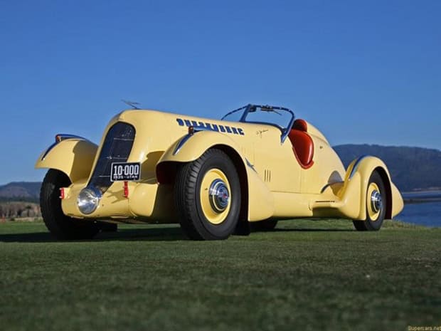 1935 Duesenberg SJ Speedster antique car