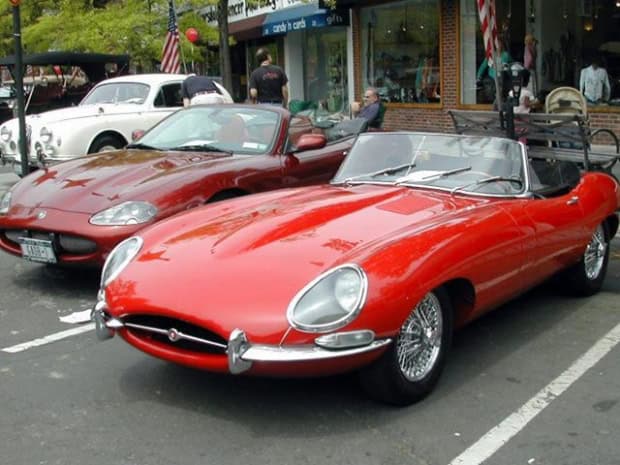 1961 Jaguar E-Type sports car