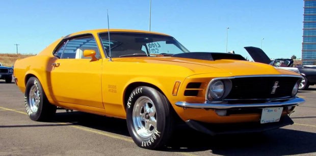 Boss 429 Mustang muscle car