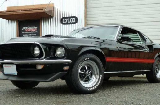 1969 Mach 1 muscle car