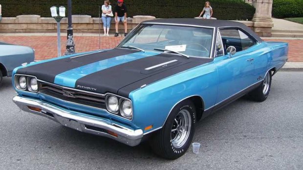 1969 Plymouth GTX muscle car