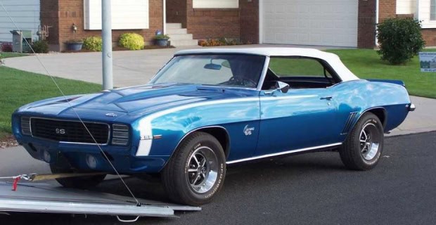 1969 Camaro RS-SS 396 L-89 muscle car