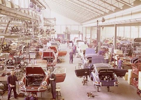 Porsche 911 Factory 1970 sports car