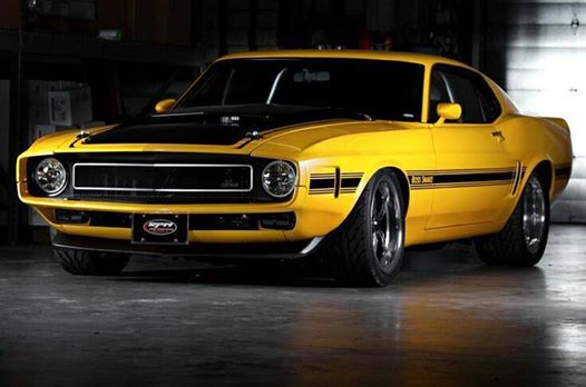 1970 Ford Mustang Boss Snake muscle car