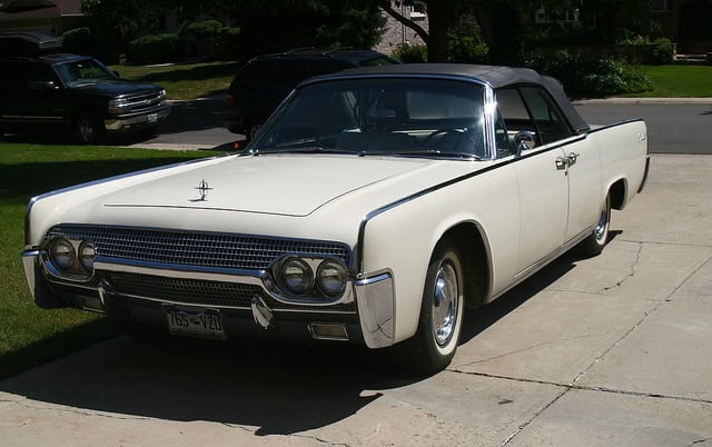 1961 Lincoln Continental, old car