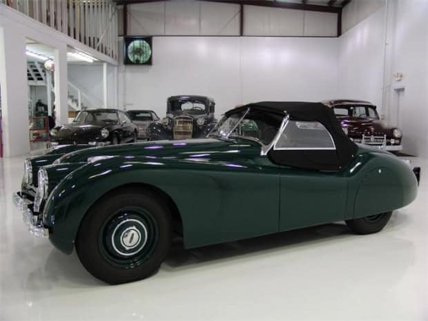 1950 Jaguar XK sports car