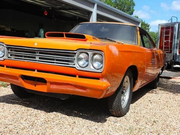 1969 Plymouth Road Runner muscle car