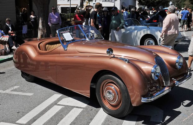 1950 Jaguar XK120 old car