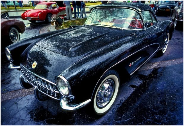 '57 Chevy Corvette sports car