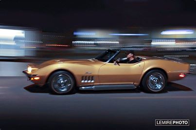 Riverside gold Corvette