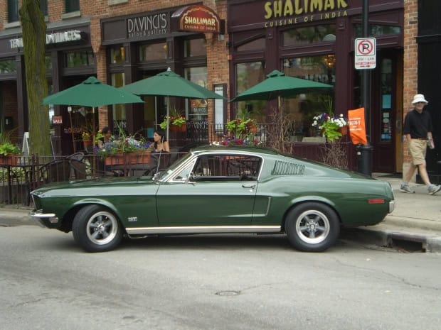 1968 Mustang GT muscle car