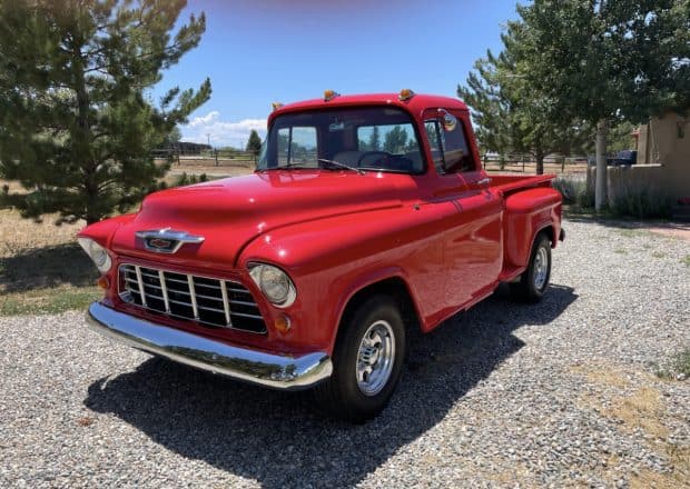 1955-Chevrolet-3100-Pickup-Red-1